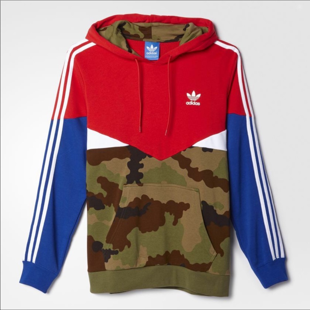 Adidas Essentials Pullover Camo Pack Hoodie AY8106